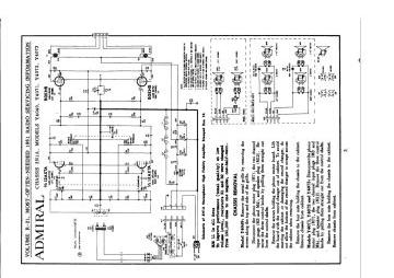Admiral 3N1A ;Chassis schematic circuit diagram